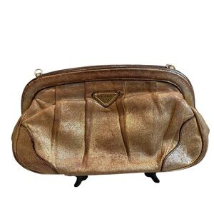 Prada Gold Shoulder Bag